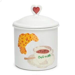 Marin Montagut croissant coffee candy box porcelaine
